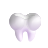 Tooth emoji